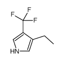 3-ethyl-4-(trifluoromethyl)-1H-pyrrole Structure