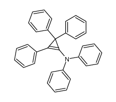 1-(diphenylamino)-2,3,3-triphenylcyclopropene结构式