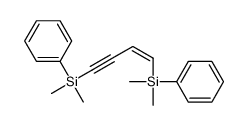 4-[dimethyl(phenyl)silyl]but-1-en-3-ynyl-dimethyl-phenylsilane结构式