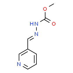 methyl 2-(3-pyridinylmethylene)hydrazinecarboxylate Structure