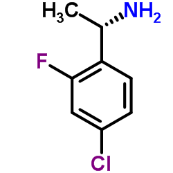 (1S)-1-(4-Chloro-2-fluorophenyl)ethanamine结构式