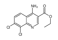 4-Amino-7,8-dichloroquinoline-3-carboxylic acid ethyl ester picture