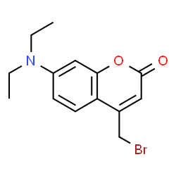 4-(Bromomethyl)-7-(diethylamino)coumarin Structure