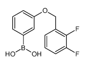 (3-((2,3-DIFLUOROBENZYL)OXY)PHENYL)BORONIC ACID Structure