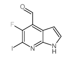 5-氟-6-碘-1H-吡咯并[2,3-b] 吡啶-4-甲醛图片