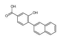 3-hydroxy-4-naphthalen-2-ylbenzoic acid Structure