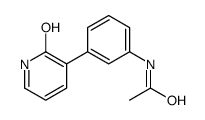 N-[3-(2-oxo-1H-pyridin-3-yl)phenyl]acetamide Structure