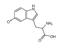 5-Hydroxytryptophan radical Structure