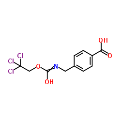 4-(N-TROC-AMINOMETHYL)BENZOIC ACID Structure