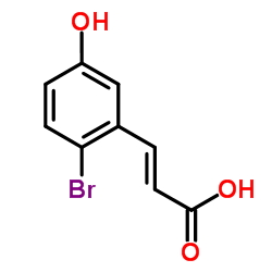 3-(2-Bromo-5-hydroxyphenyl)acrylicacid picture