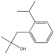 2-methyl-1-(2-propan-2-ylphenyl)propan-2-ol结构式
