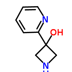 3-(2-Pyridinyl)-3-azetidinol structure