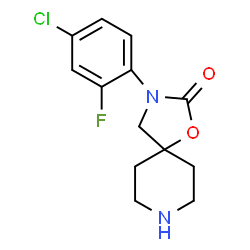 3-(4-氯-2-氟苯基)-1-恶-3,8-二氮螺-[4.5]癸-2-酮图片