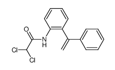 2,2-Dichloro-N-(o-(1-phenylethenyl)phenyl)acetamide Structure