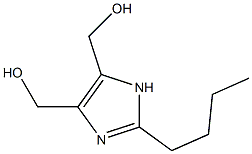 (2-butyl-1H-imidazole-4,5-diyl)dimethanol Structure