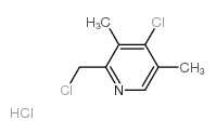 4-chloro-2-(chloromethyl)-3,5-dimethylpyridine Structure