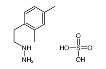 2-(2,4-dimethylphenyl)ethylhydrazine,sulfuric acid Structure