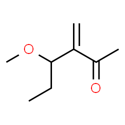 2-Hexanone, 4-methoxy-3-methylene- (9CI) Structure