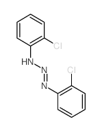 2-chloro-N-(2-chlorophenyl)diazenyl-aniline结构式