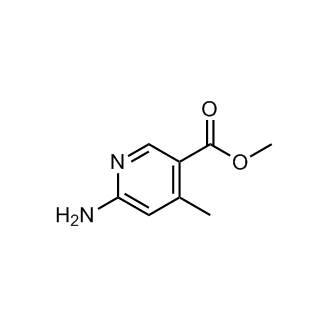 Methyl 6-amino-4-methylpyridine-3-carboxylate structure