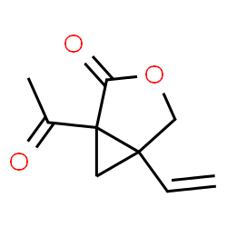 3-Oxabicyclo[3.1.0]hexan-2-one, 1-acetyl-5-ethenyl- (9CI) structure