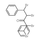 1,2,4,5-tetrabromo-1,5-diphenyl-pentan-3-one结构式