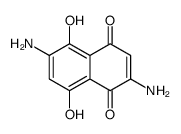 2,6-diamino-5,8-dihydroxynaphthalene-1,4-dione Structure