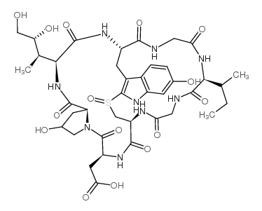 β-鹅膏菌素结构式