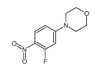 4-(3-Fluoro-4-nitrophenyl)morpholine structure