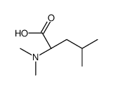 (S)-2-(二甲基氨基)-4-甲基戊酸结构式