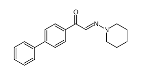 4'-Phenyl-α-(piperidinoimino)acetophenone结构式