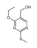 5-Pyrimidinemethanol,4-ethoxy-2-(methylthio)-(9CI) structure