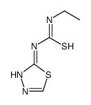 1-ethyl-3-(1,3,4-thiadiazol-2-yl)thiourea结构式