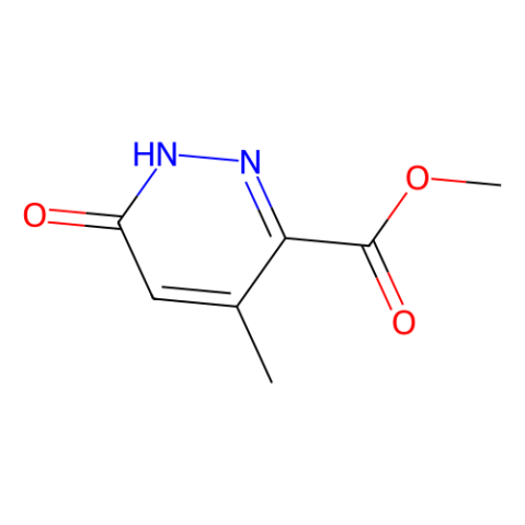 methyl 6-hydroxy-4-methyl-pyridazine-3-carboxylate结构式