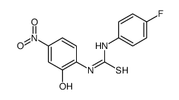 1-(4-Fluorophenyl)-3-(2-hydroxy-4-nitrophenyl)thioure Structure