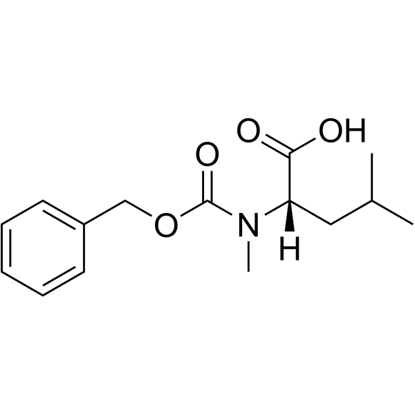 Z-MeLeu-OH structure