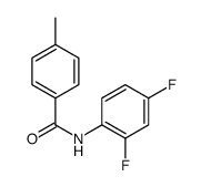 N-(2,4-Difluorophenyl)-4-methylbenzamide structure