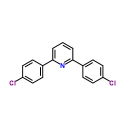 2,6-Bis(4-chlorophenyl)pyridine Structure