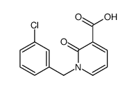 1-(3-CHLOROBENZYL)-2-OXO-1,2-DIHYDRO-3-PYRIDINECARBOXYLIC ACID structure