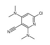 2 4-BIS(DIMETHYLAMINO)-6-CHLOROPYRIDINE-3-CARBONITRILE Structure