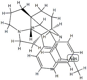 (21S)-17-Methoxy-21-phenyl-1,21-cycloaspidospermidine结构式