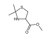 methyl 2,2-dimethyl-1,3-thiazolidine-4-carboxylate结构式