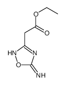 ethyl 2-(5-amino-1,2,4-oxadiazol-3-yl)acetate结构式