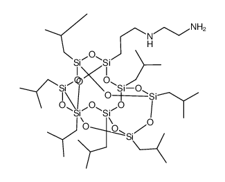 PSS-[3-(2-氨乙基)氨基]丙基-取代七异丁基结构式