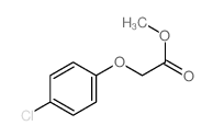 Acetic acid,2-(4-chlorophenoxy)-, methyl ester structure