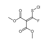 dimethyl 2-[chlorosulfanyl(fluoro)methylidene]propanedioate结构式