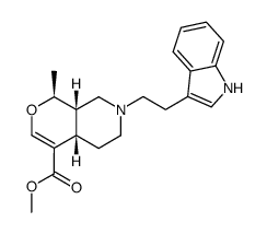 2,3-seco-2,3-dihydroakuammigine结构式