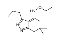 N-ethoxy-6,6-dimethyl-3-propyl-5,7-dihydroindazol-4-amine结构式