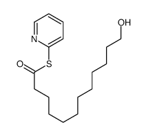 S-pyridin-2-yl 12-hydroxydodecanethioate Structure