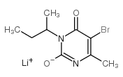 5-bromo-3-sec-butyl-6-methylpyrimidine-2,4(1H,3H)-dione, lithium salt picture